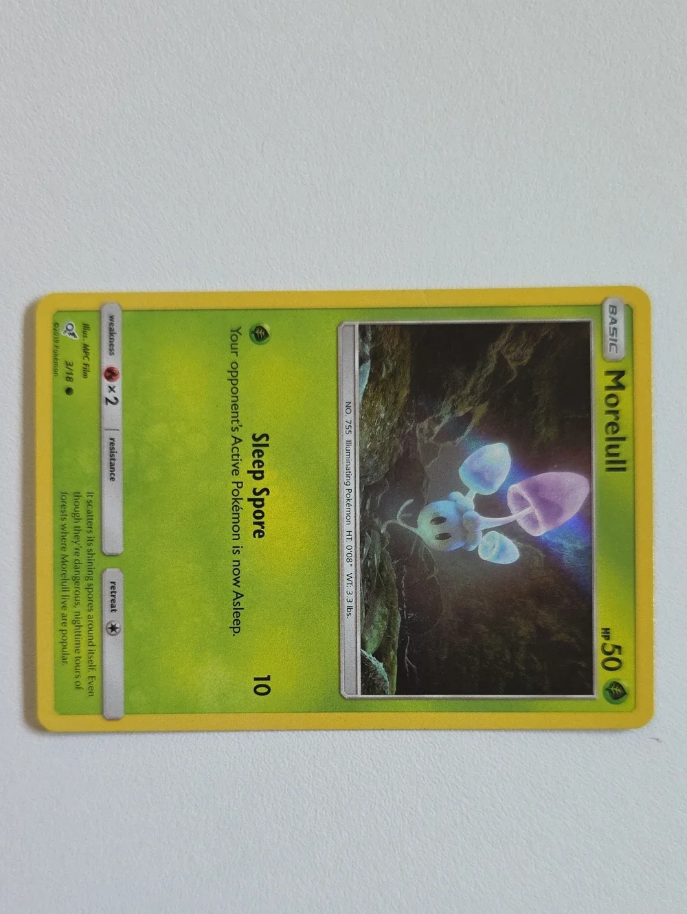 Pokemon Morelull And Shinotic Cards